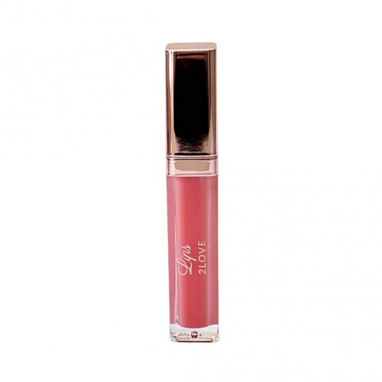 Plumping lip gloss in Rose shade LIPS2LOVE 6.5ml